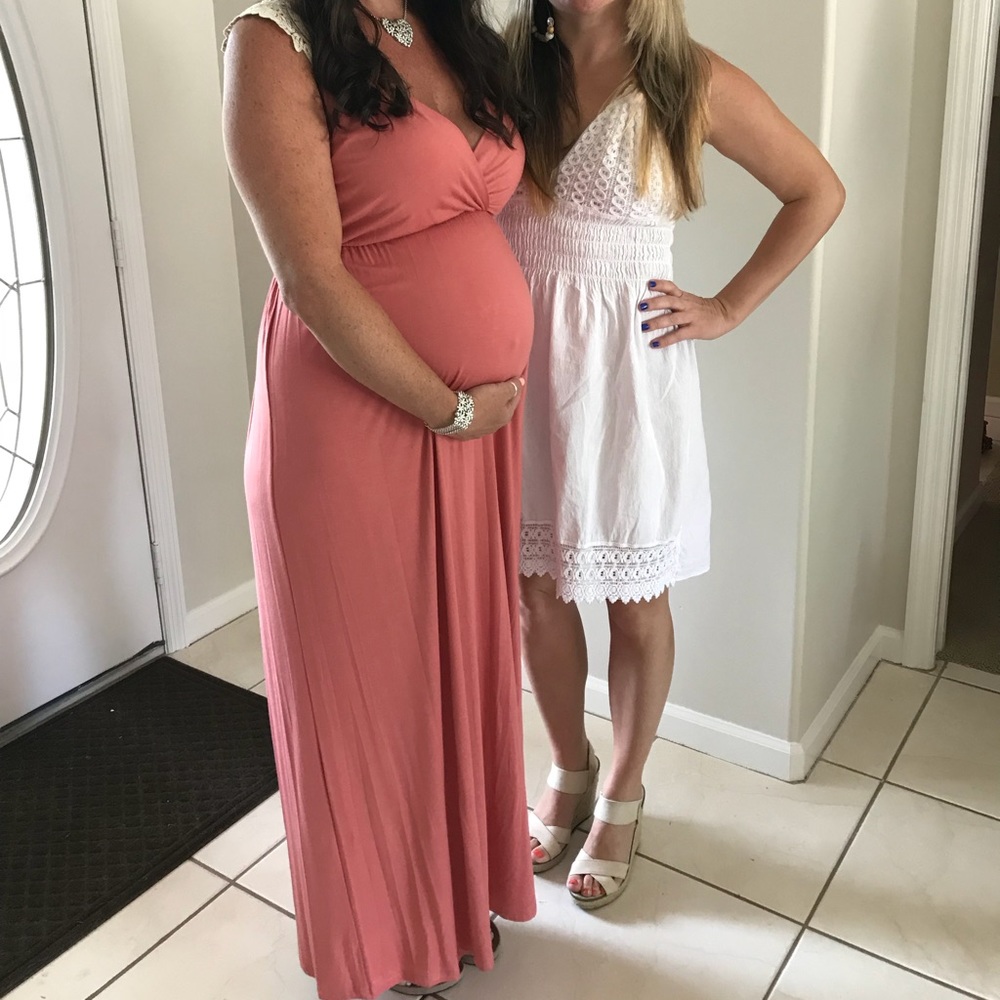 Maternity shower dress